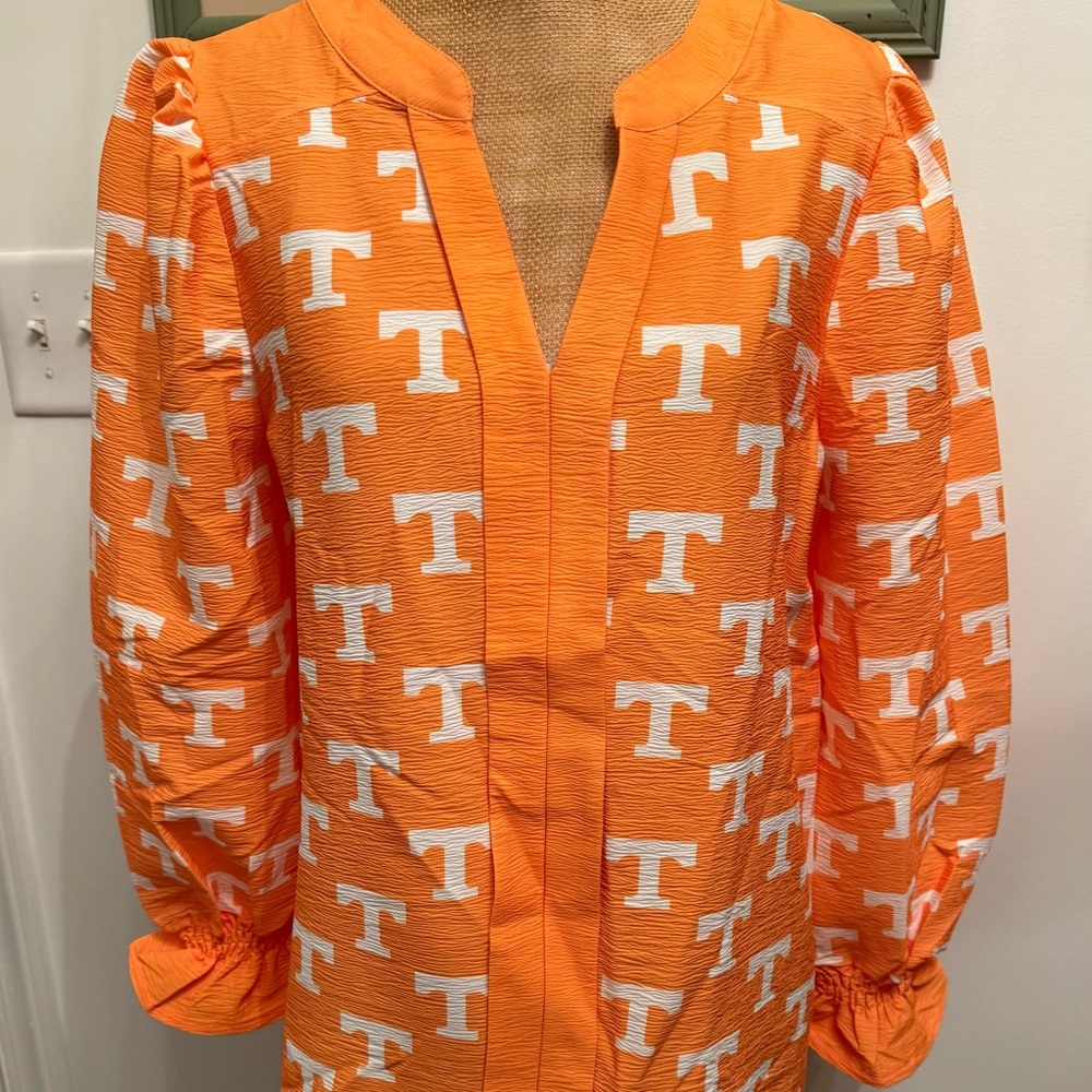 University of Tennessee 🧡 ORANGE Boutique Game Day Tunic Top Vols UTK Sz S